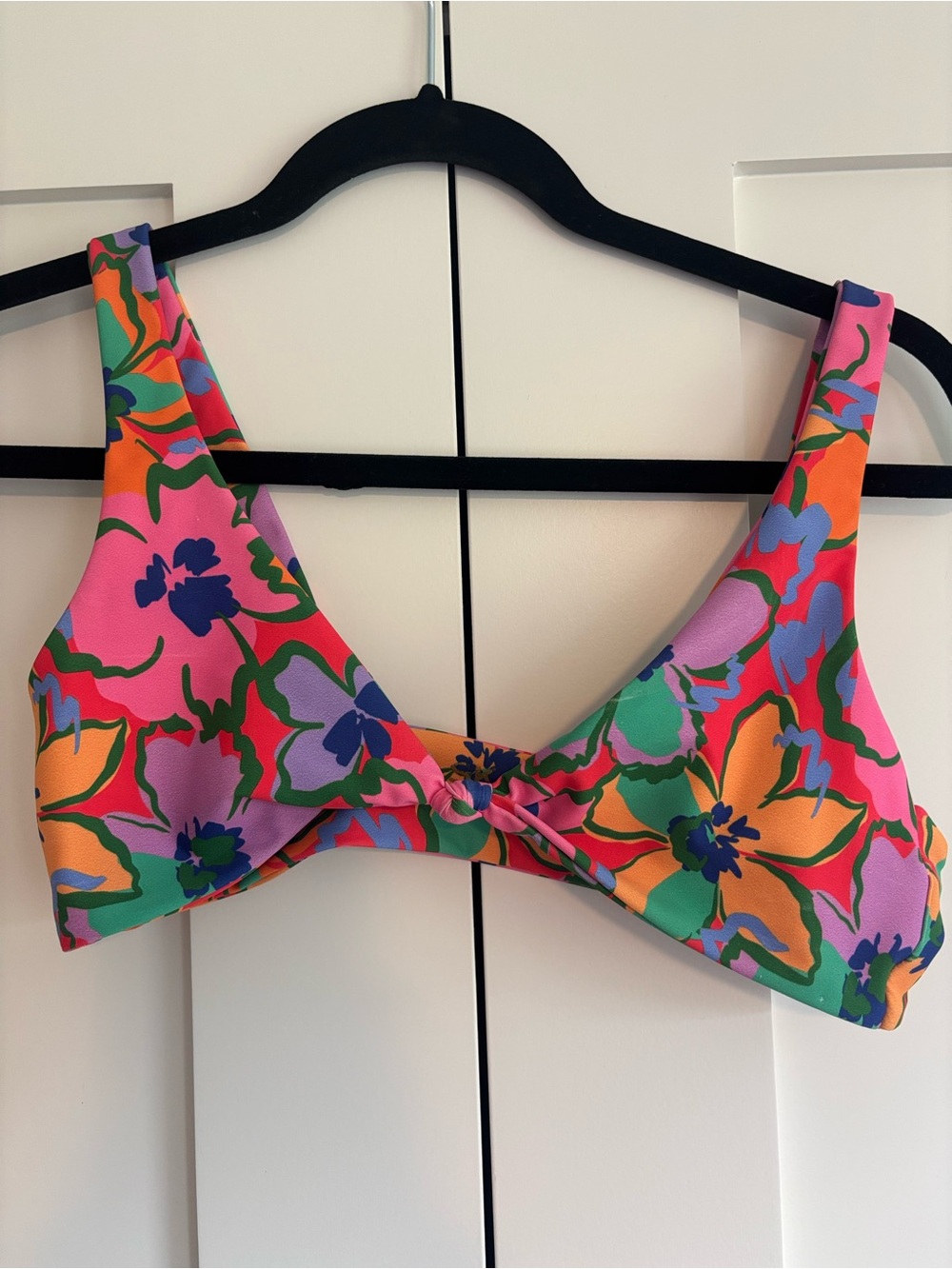 Skatie Penny Bikini Top Thick Strap Seamless in print KIHEI Maui Hawaii Medium - Picture 2 of 5